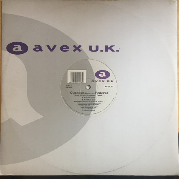 Cutback Featuring Federal : Rock To The Rhythm (12")