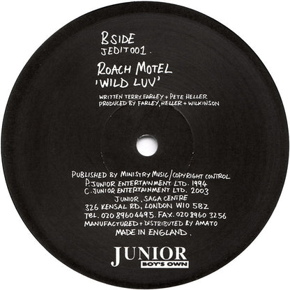 Roach Motel : Wild Luv (Tom Stephan Re-Edit) (12")
