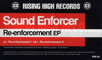 Sound Enforcer : Re-Enforcement EP (12", EP)