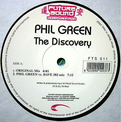 Phil Green : The Discovery (12")
