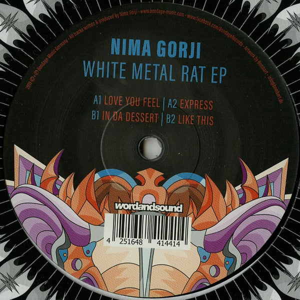 Nima Gorji : White Metal Rat EP (12", EP, 180)