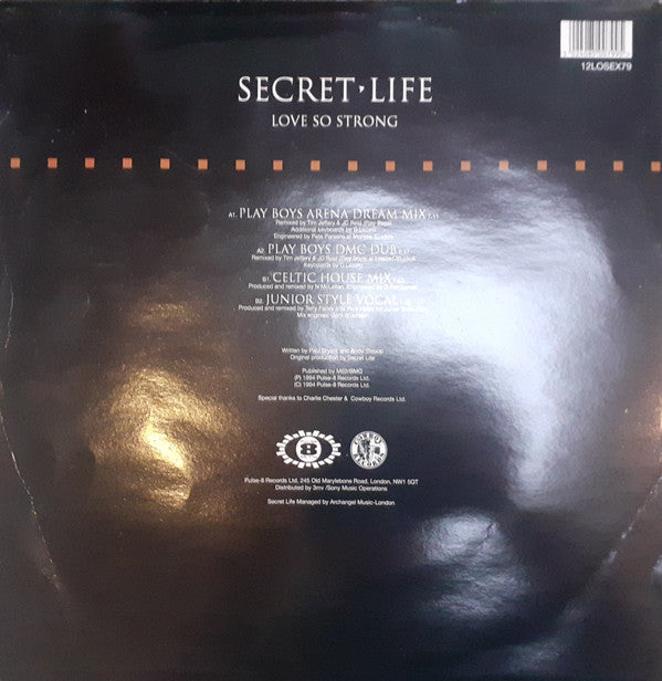 Secret Life : Love So Strong (12", Single)