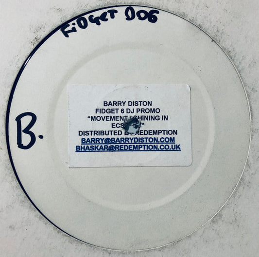 Barry Diston : Shining In Ecstacy / Movement (12", Promo, W/Lbl, Sti)