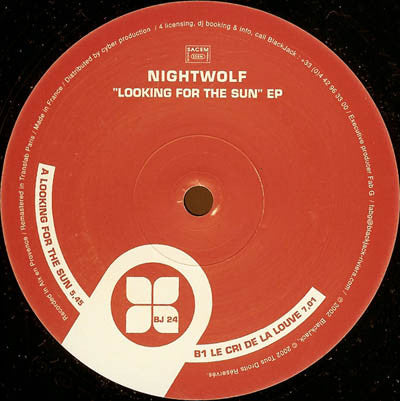 Nightwolf : Looking For The Sun EP (12", EP)