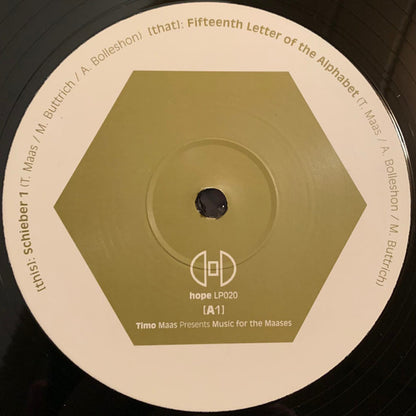Timo Maas : Music For The Maases (4x12")