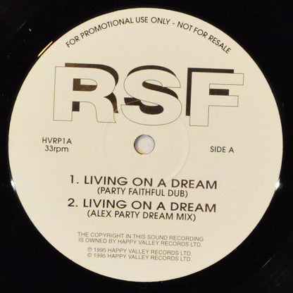 RSF* : Living On A Dream (12", Promo)