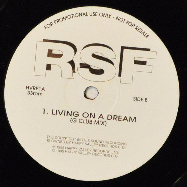 RSF* : Living On A Dream (12", Promo)