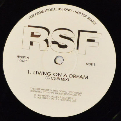 RSF* : Living On A Dream (12", Promo)