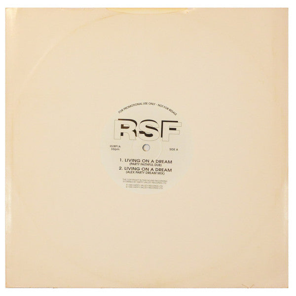 RSF* : Living On A Dream (12", Promo)