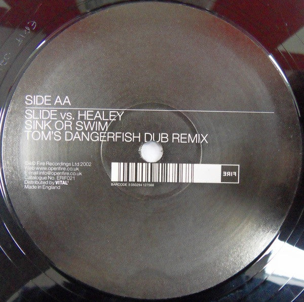 Slide Vs. Healey : Sink Or Swim (12")