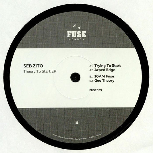Seb Zito : Theory To Start EP (12", EP)