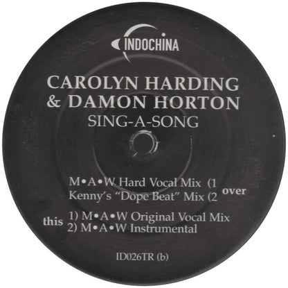 Carolyn Harding & Damon Horton : Sing-A-Song (2x12", Promo)
