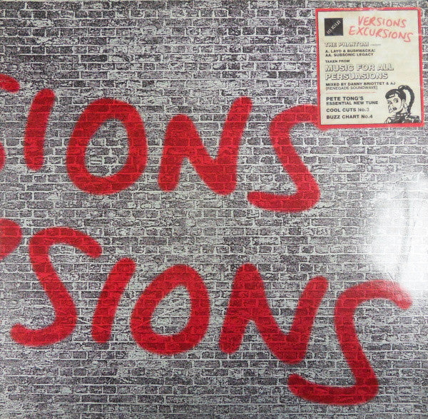 Renegade Soundwave : The Phantom (Versions Excursions) (12")