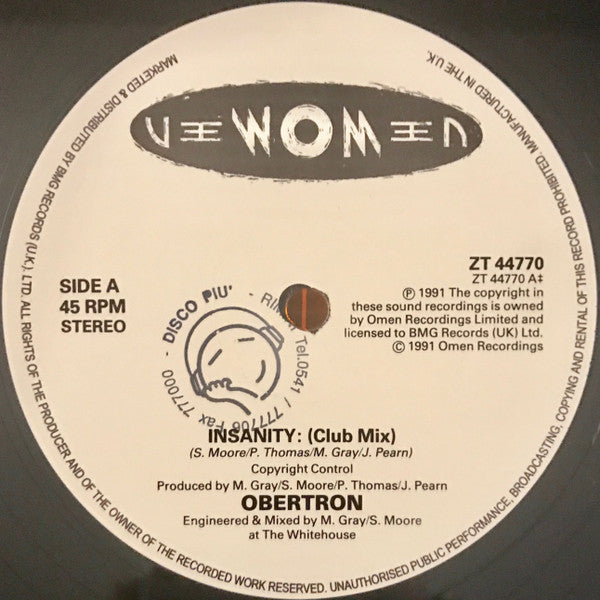 Obertron : Insanity (12")