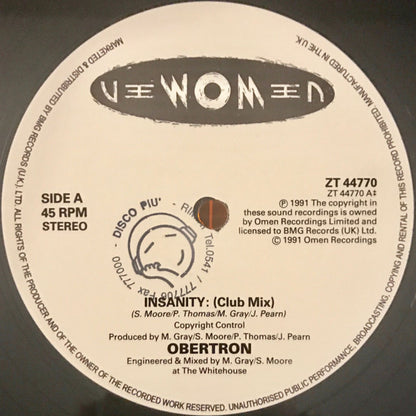 Obertron : Insanity (12")
