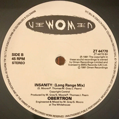 Obertron : Insanity (12")