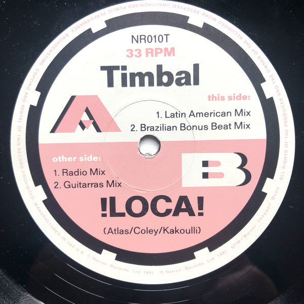 !Loca! : Timbal (12")