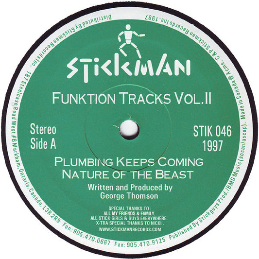 George Thomson : Funktion Tracks Vol.2 (12")