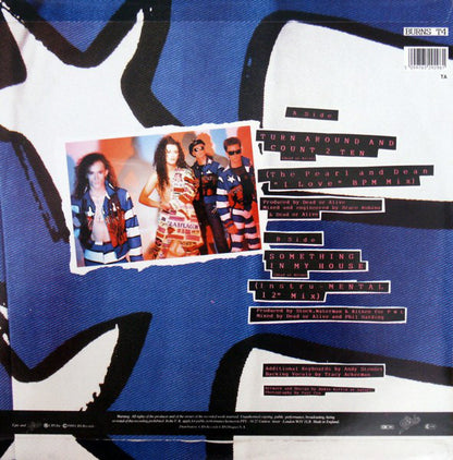 Dead Or Alive : Turn Around And Count 2 Ten (The Pearl And Dean "I Love"-BPM Mix) (12", Single, Mat)