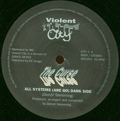 The Curse : All Systems (Are Go) (12")