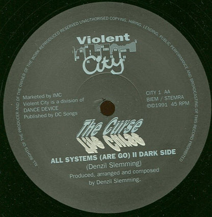 The Curse : All Systems (Are Go) (12")