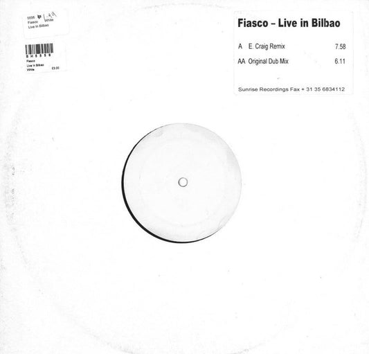 Fiasco (2) : Live In Bilbao (12", W/Lbl)