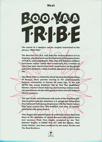 Boo-Yaa T.R.I.B.E. / X-Clan : New Funky Nation / Funkin' Lesson (12", Ltd)