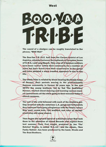 Boo-Yaa T.R.I.B.E. / X-Clan : New Funky Nation / Funkin' Lesson (12", Ltd)