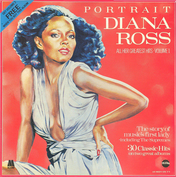 Diana Ross : Portrait - All Her Greatest Hits Volume 1 & 2 (2xLP, Comp)