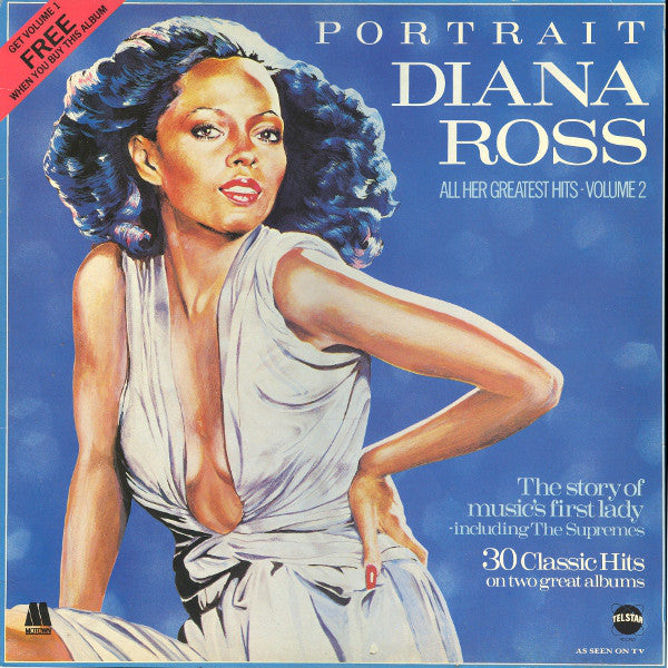 Diana Ross : Portrait - All Her Greatest Hits Volume 1 & 2 (2xLP, Comp)