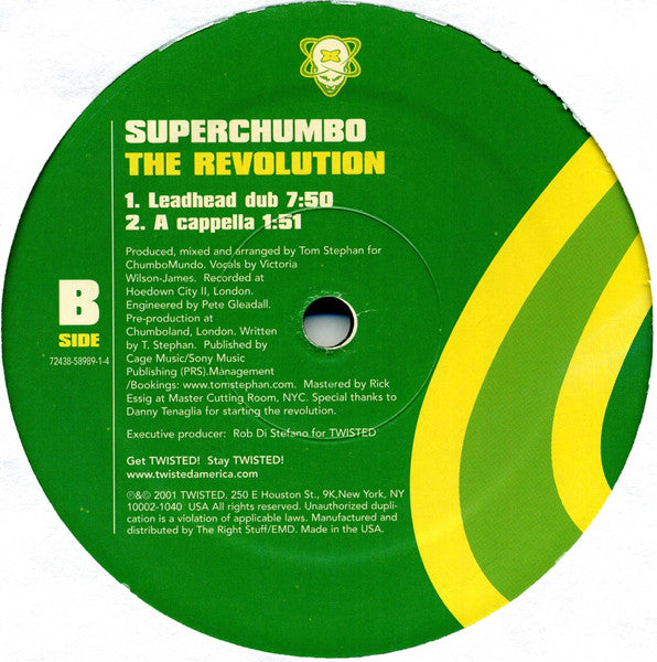 Superchumbo : The Revolution (12")