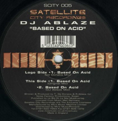 Rene Ablaze : Based On Acid (12")