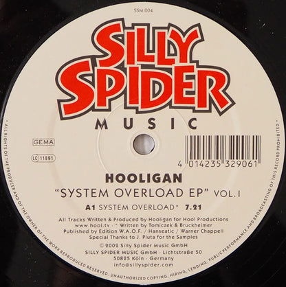 Hooligan* : System Overload EP Vol. 1 (12", EP)
