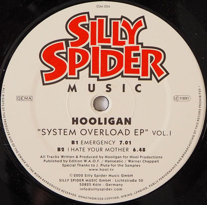 Hooligan* : System Overload EP Vol. 1 (12", EP)