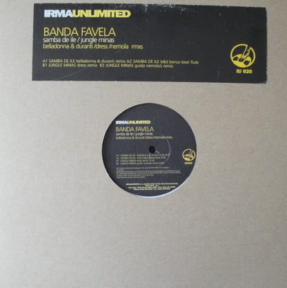 Banda Favela : Samba De Ile / Jungle Minas (12")