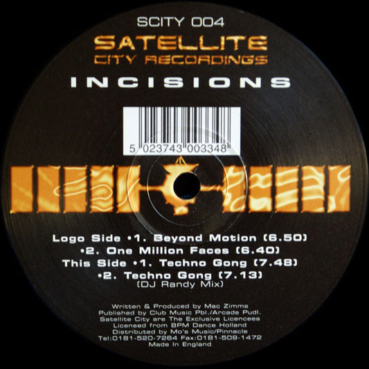 Incisions : Beyond Motion (12")