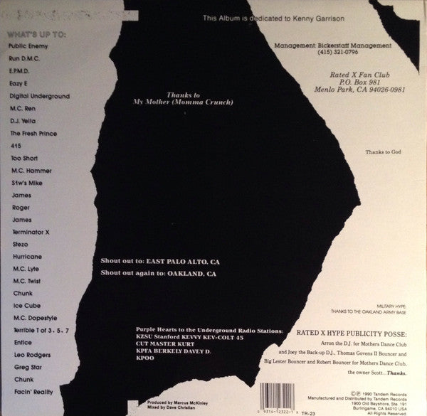 Rated X : The Ruff Stuff (12")