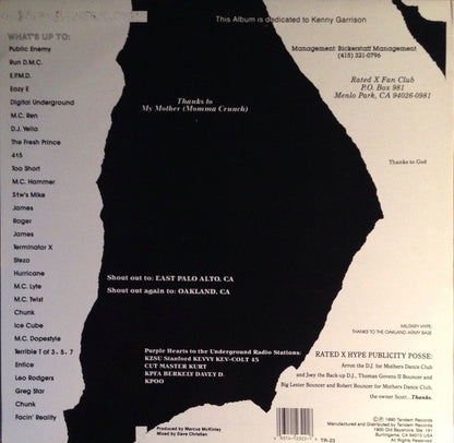 Rated X : The Ruff Stuff (12")