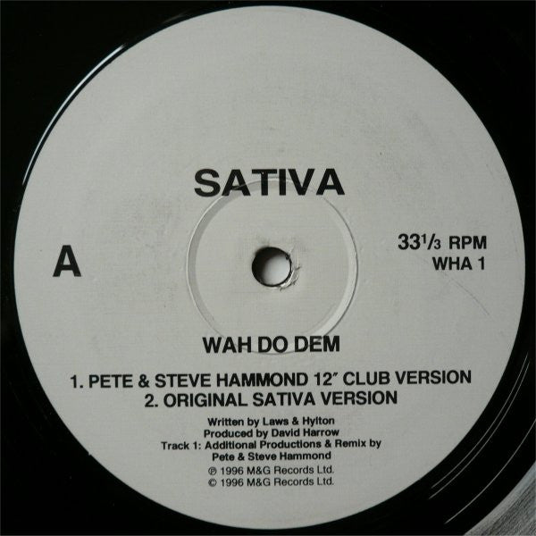 Sativa (4) : Wah Do Dem (12")