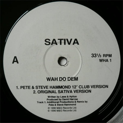 Sativa (4) : Wah Do Dem (12")