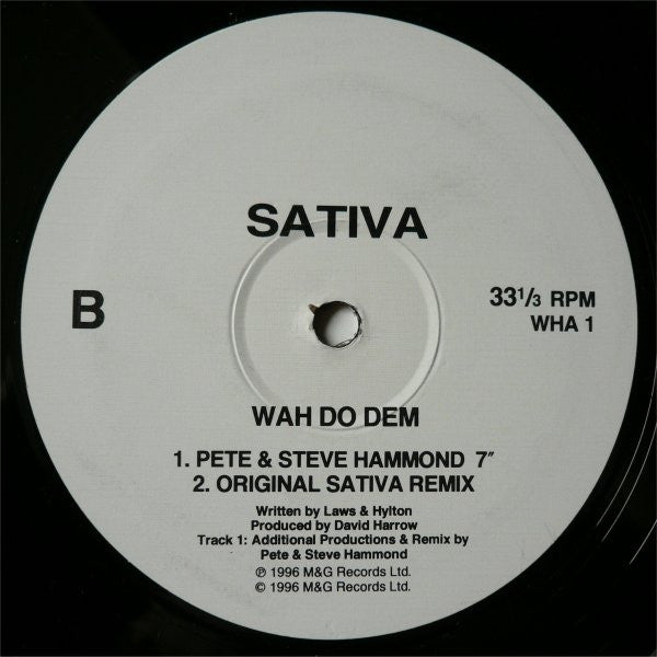Sativa (4) : Wah Do Dem (12")
