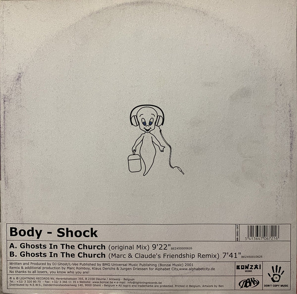 Body-Shock : Ghosts In The Church (12")