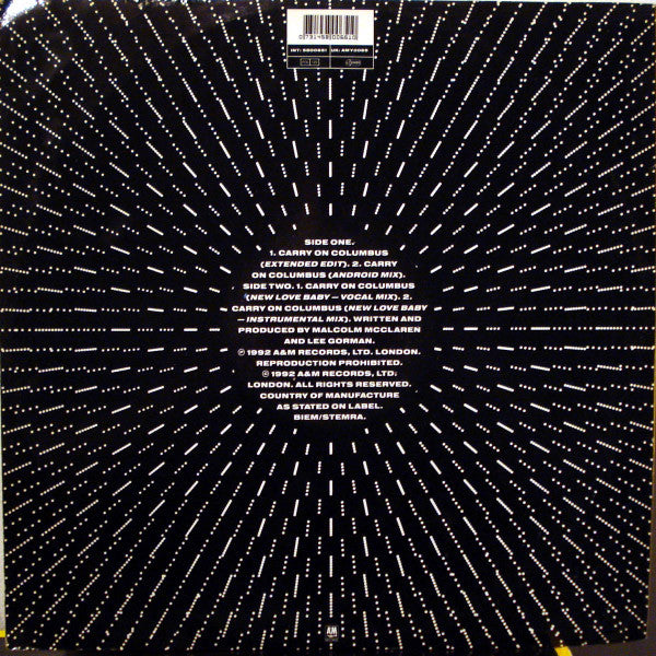 Fantastic Planet : Carry On Columbus (12")