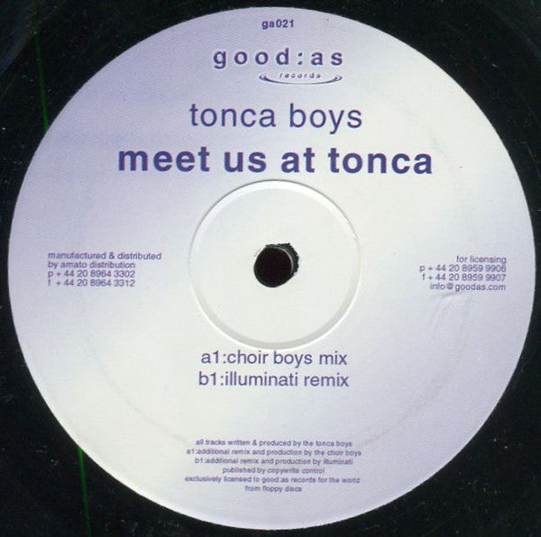 Tonca Boys : Meet Us At Tonca (12")