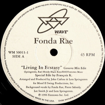 Fonda Rae : Living In Ecstasy (12")