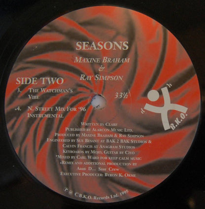 Maxine Braham & Ray Simpson (2) : Seasons (12")