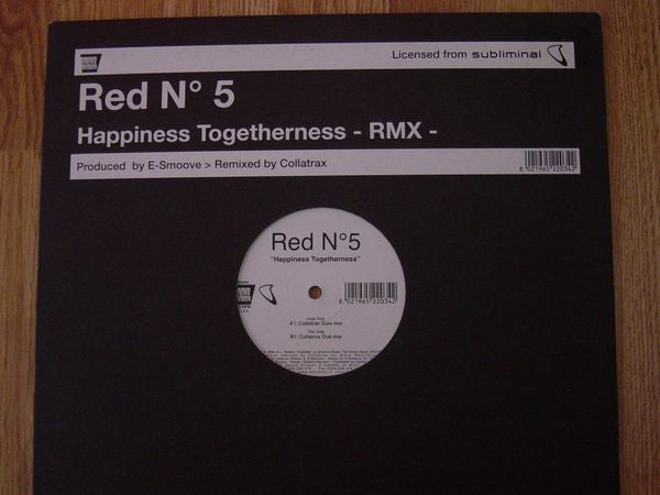 Red No. 5 : Happiness Togetherness (Rmx) (12")