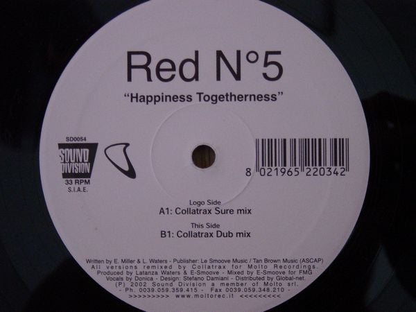 Red No. 5 : Happiness Togetherness (Rmx) (12")