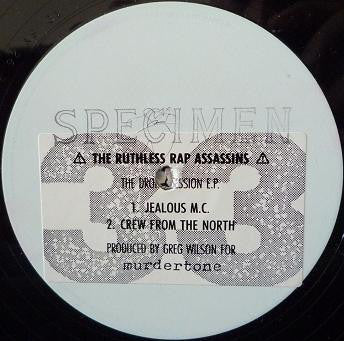 Ruthless Rap Assassins : The Drone Session E.P. (12", EP, W/Lbl)