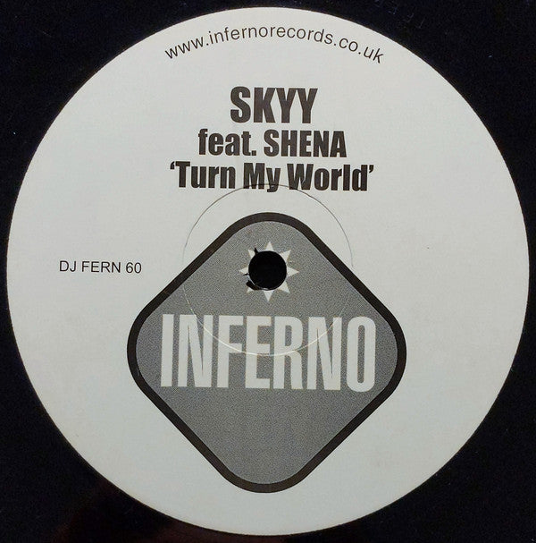 Skyy (4) Feat. Shena : Turn My World (12", Promo)